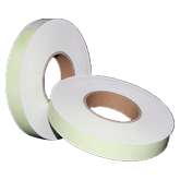 Paper roll green tinted